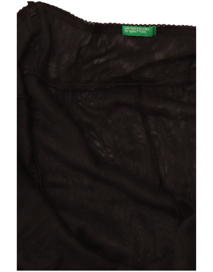 Top Cami feminino BENETTON UK 12 médio preto