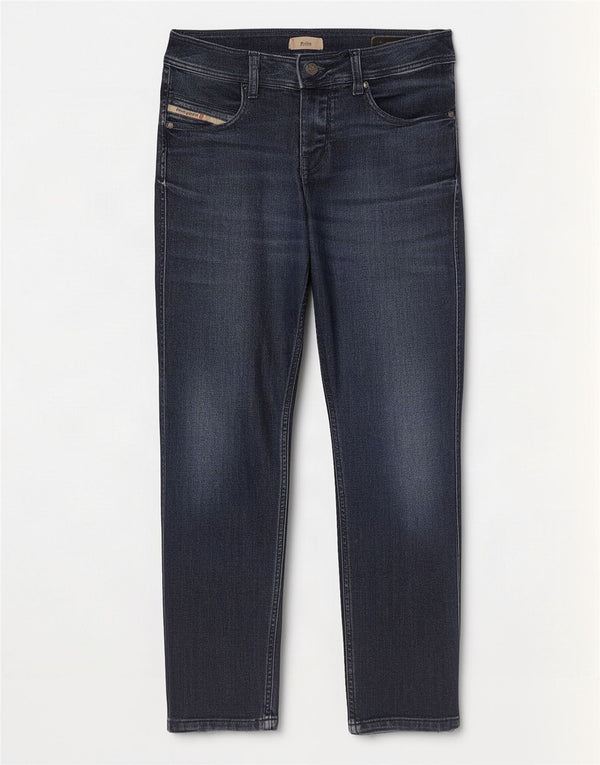 Jeans Slim Feminino Diesel W30 L27 Algodão Azul Marinho