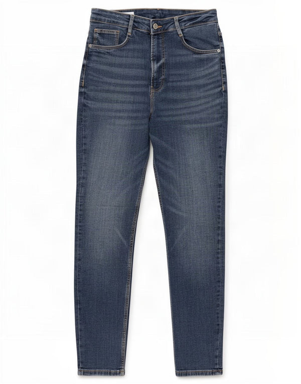 Zara Jeans Skinny Feminino EU 40 Médio W30 L27 Azul