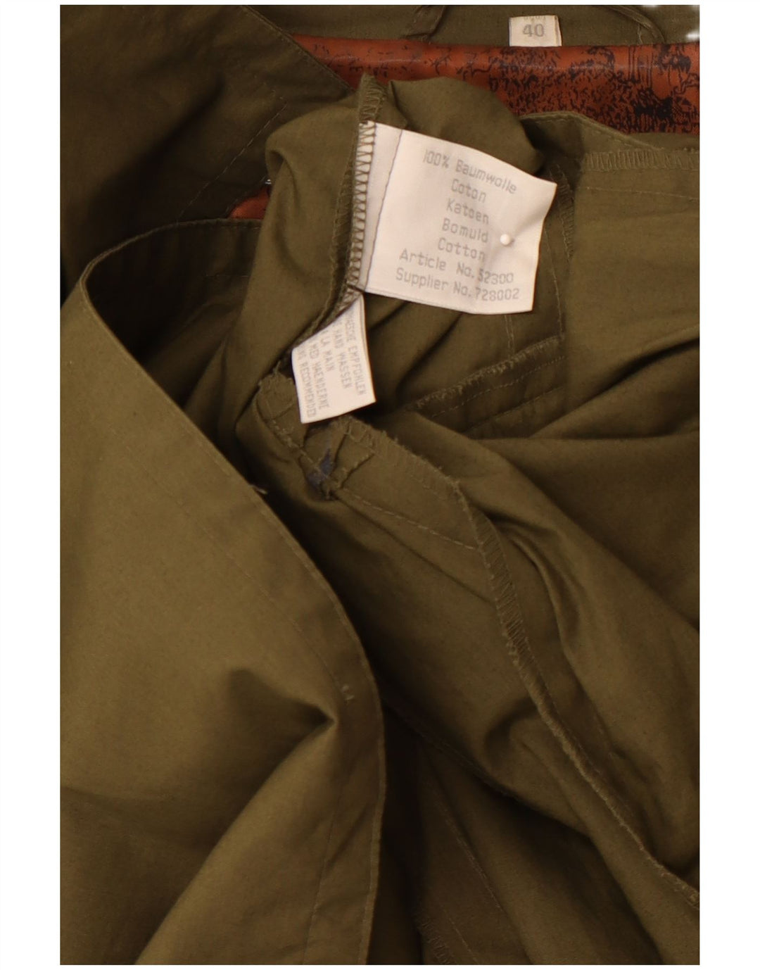 Trench Coat feminino VINTAGE EU 40 algodão cáqui médio