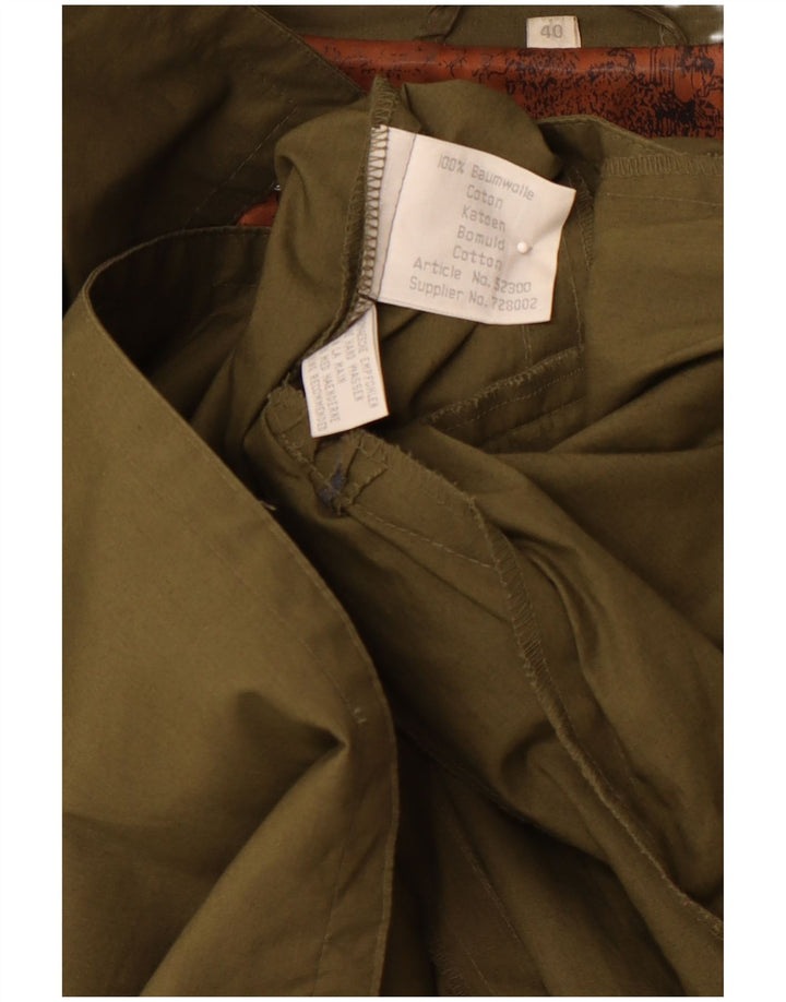 Trench Coat feminino VINTAGE EU 40 algodão cáqui médio