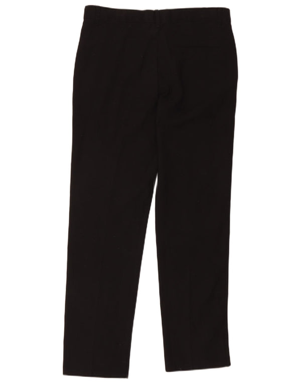Calças de terno reto Marks & Spencer Boys 14-15 anos W34 L28 pretas