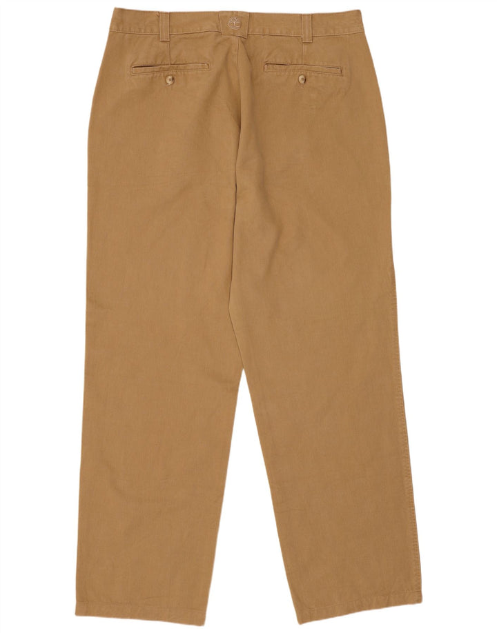 Calça Chino Regular Masculina Timberland W40 L32 Algodão Bege
