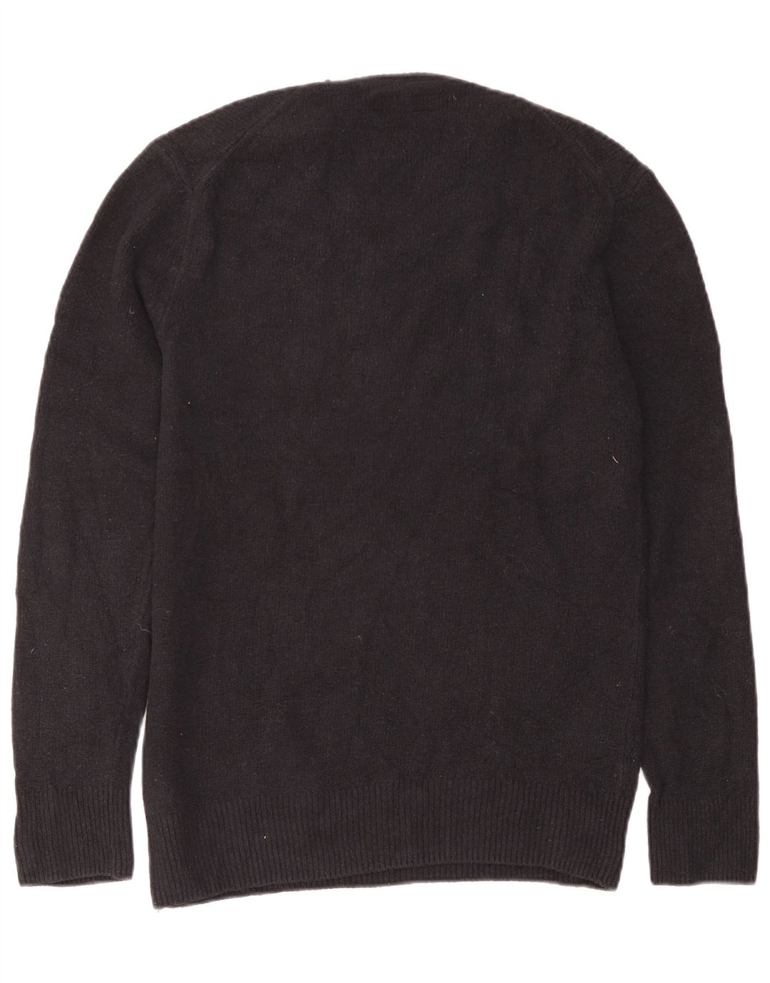 Suéter masculino All Saints com gola redonda, pequeno algodão azul marinho