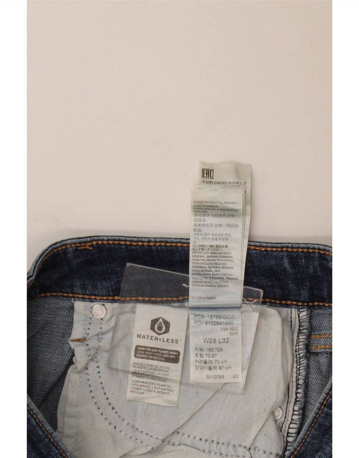 Calça jeans feminina LEVI'S 725 cintura alta bootcut W28 L32 algodão azul