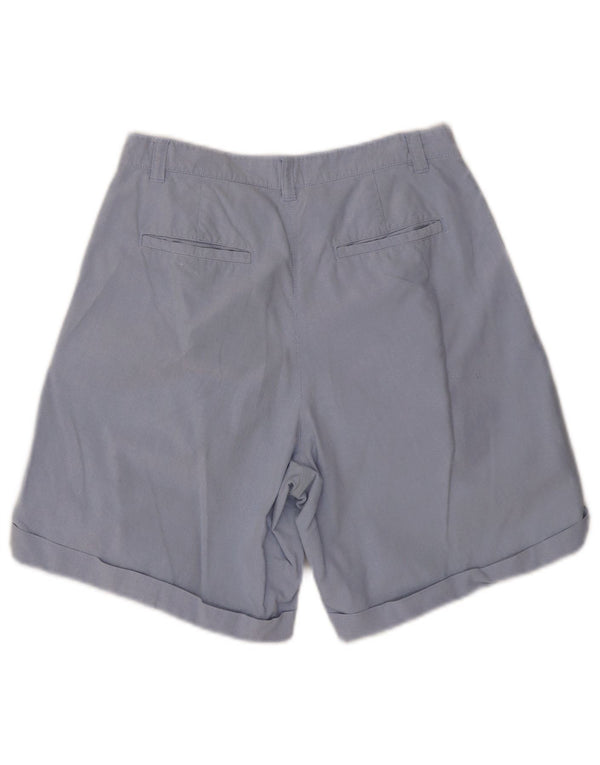 Bermuda Chino Feminina St. Bernard UK 12 Médio W28 Algodão Azul