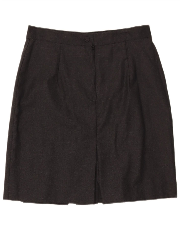 Saia lápis feminina SISLEY W32 grande lã preta