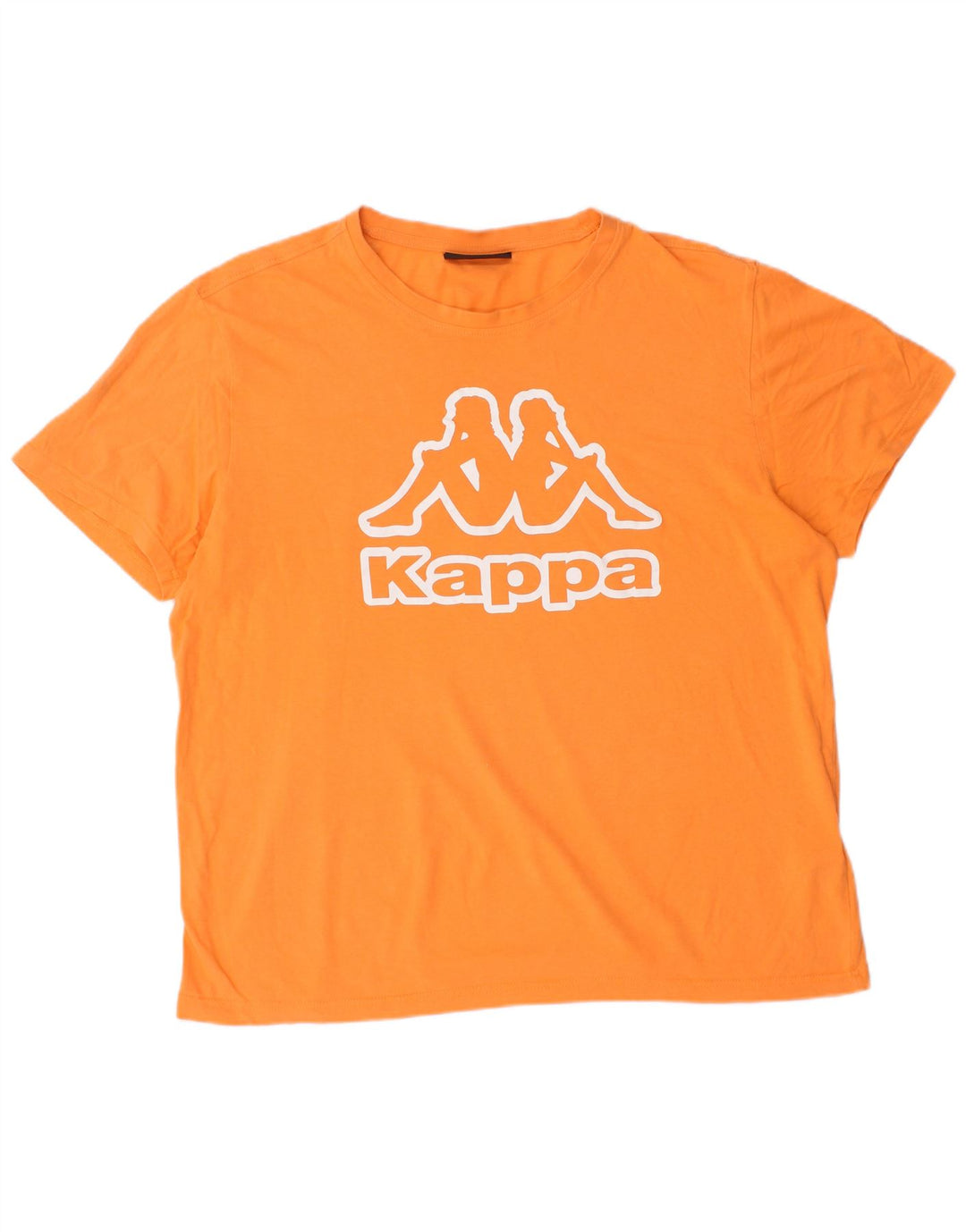 Camiseta gráfica masculina KAPPA Top XL algodão laranja