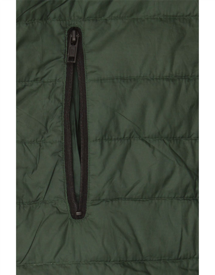 Jaqueta acolchoada masculina Jack Wills UK 42 XL poliamida verde