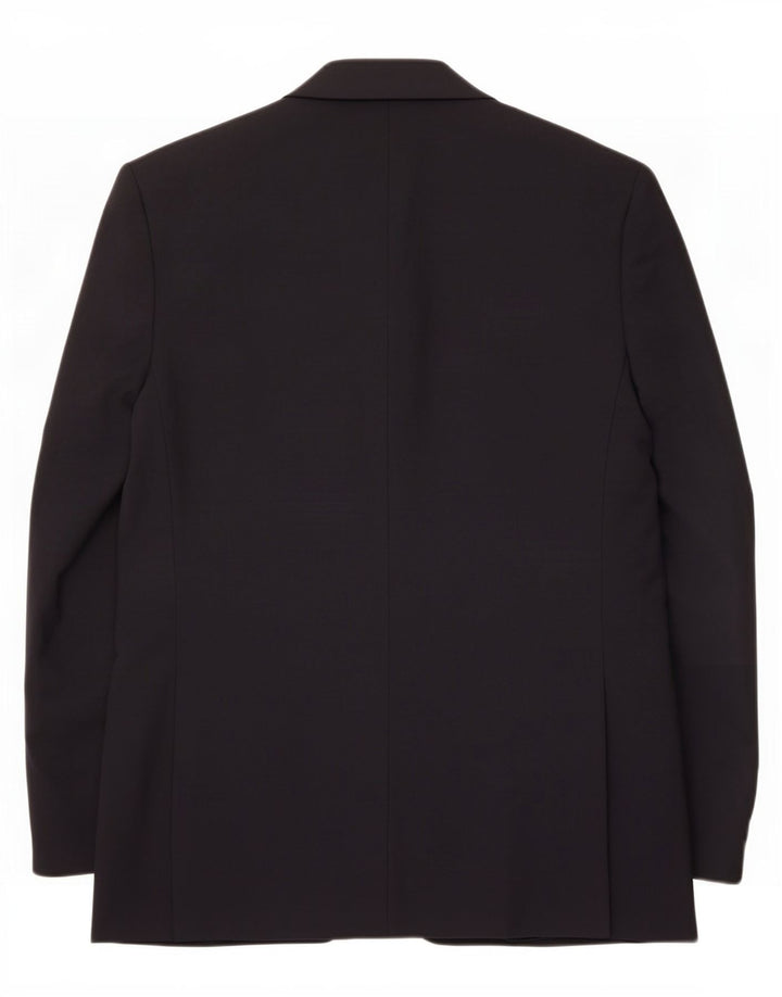 Jaqueta blazer masculina de 2 botões Marks & Spencer EU 38 médio azul marinho nova lã