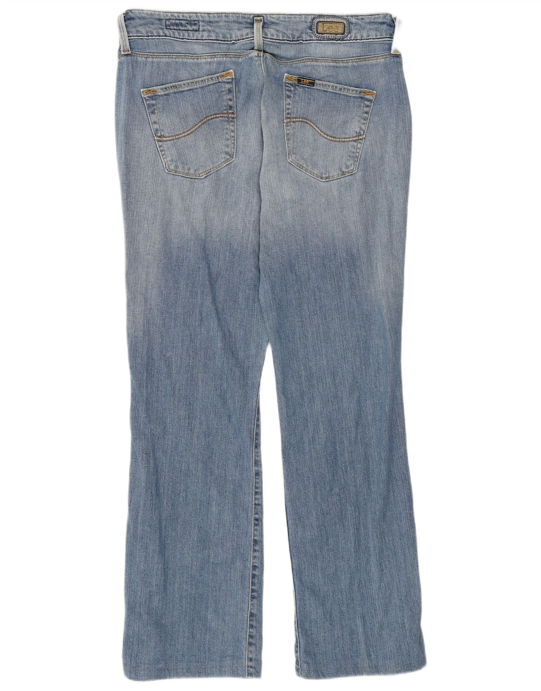 Lee Womens Coral Bootcut Jeans W32 L29 Azul Algodão