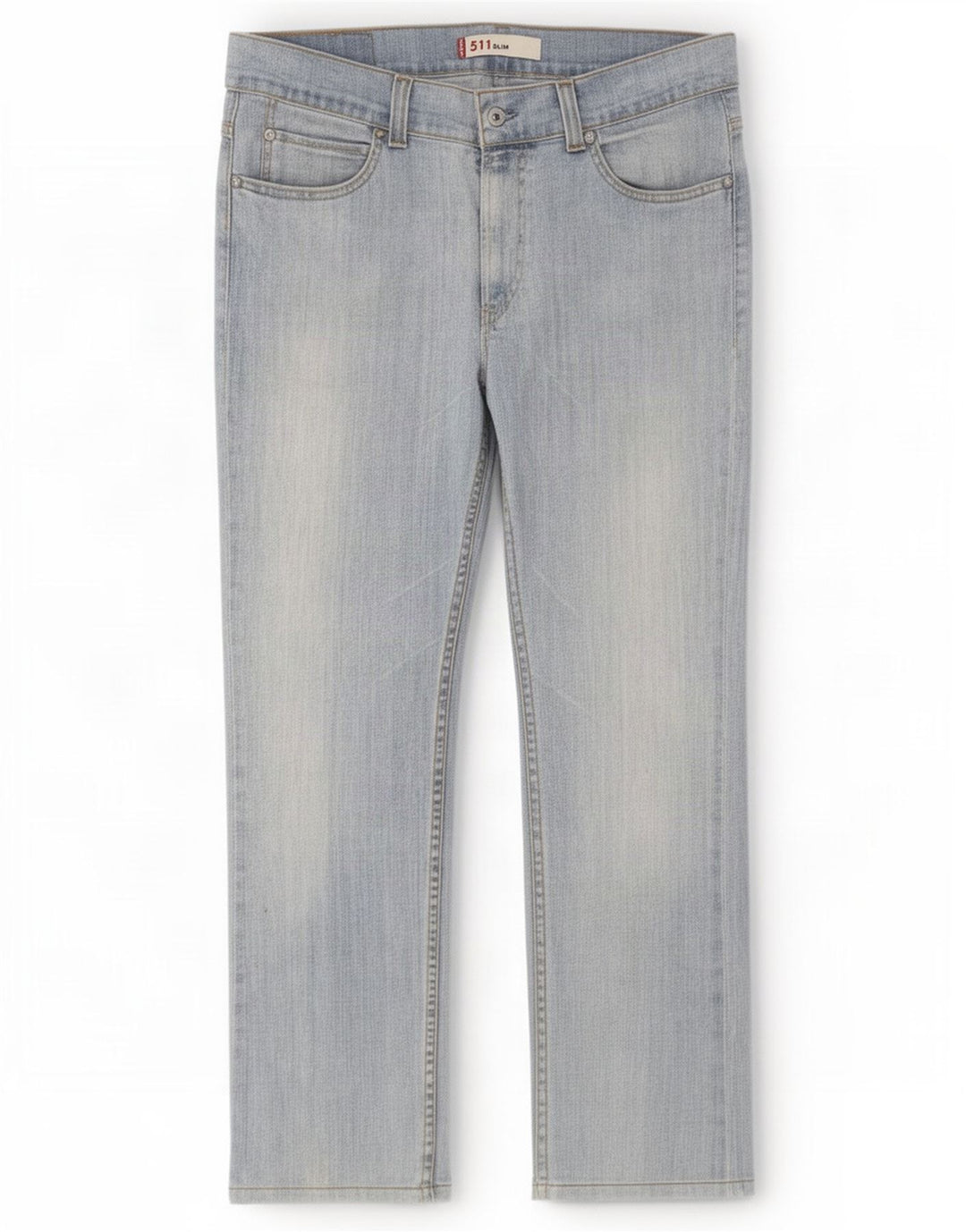 Calça Jeans Levis 511 Slim Masculina W36 L30 Azul Algodão
