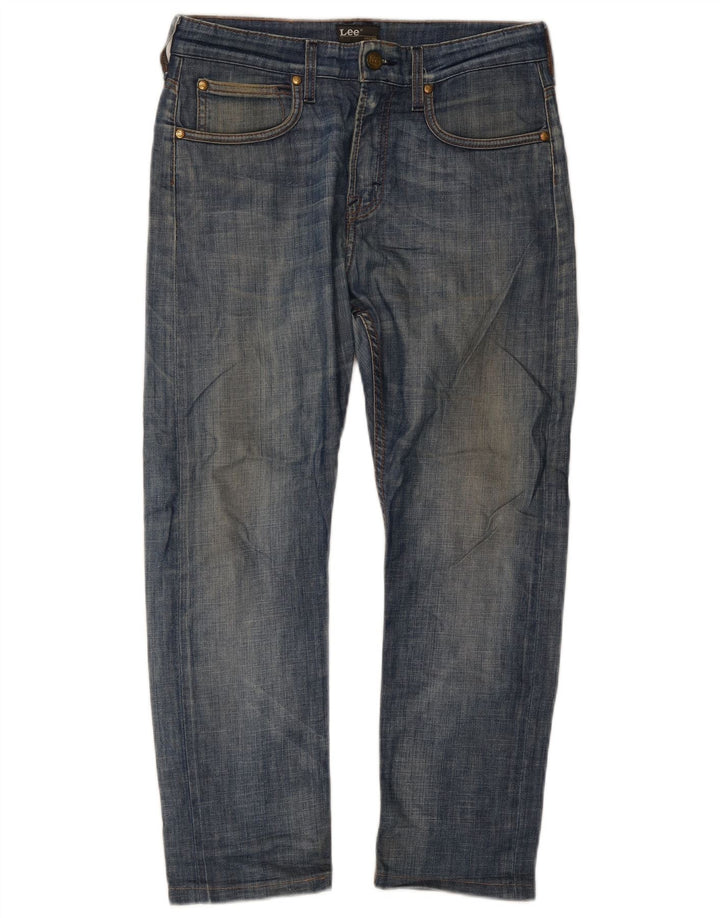 Lee Mens Ramone Slim Jeans W32 L26 Azul Algodão