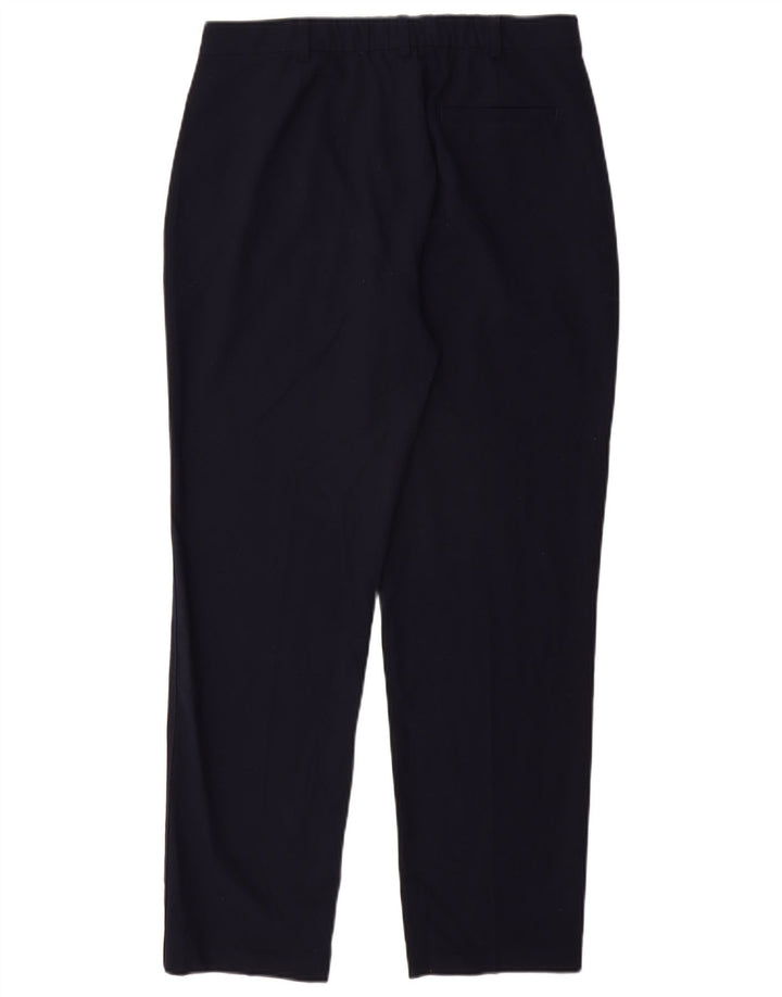 Calça Chino Feminina MARKS & SPENCER UK 12 Médio W30 L28 Azul Marinho