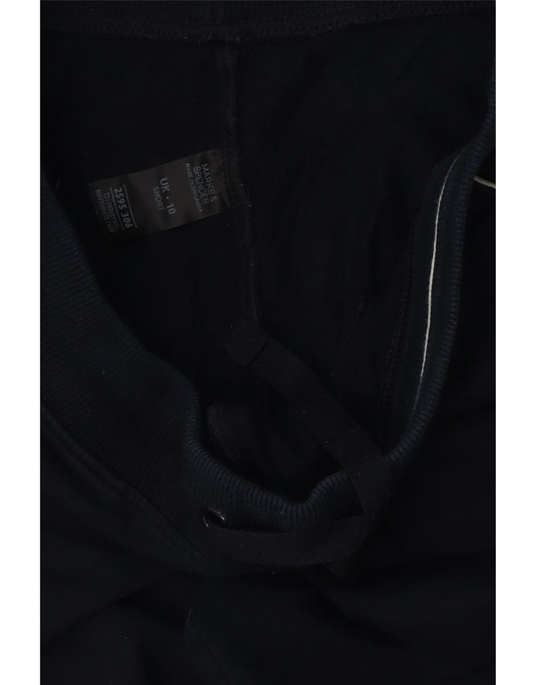 Calça de treino feminina MARKS & SPENCER UK 10 pequena azul marinho