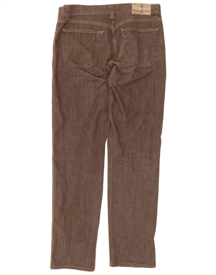 Jeans Jeckerson masculino regular W30 L32 algodão marrom