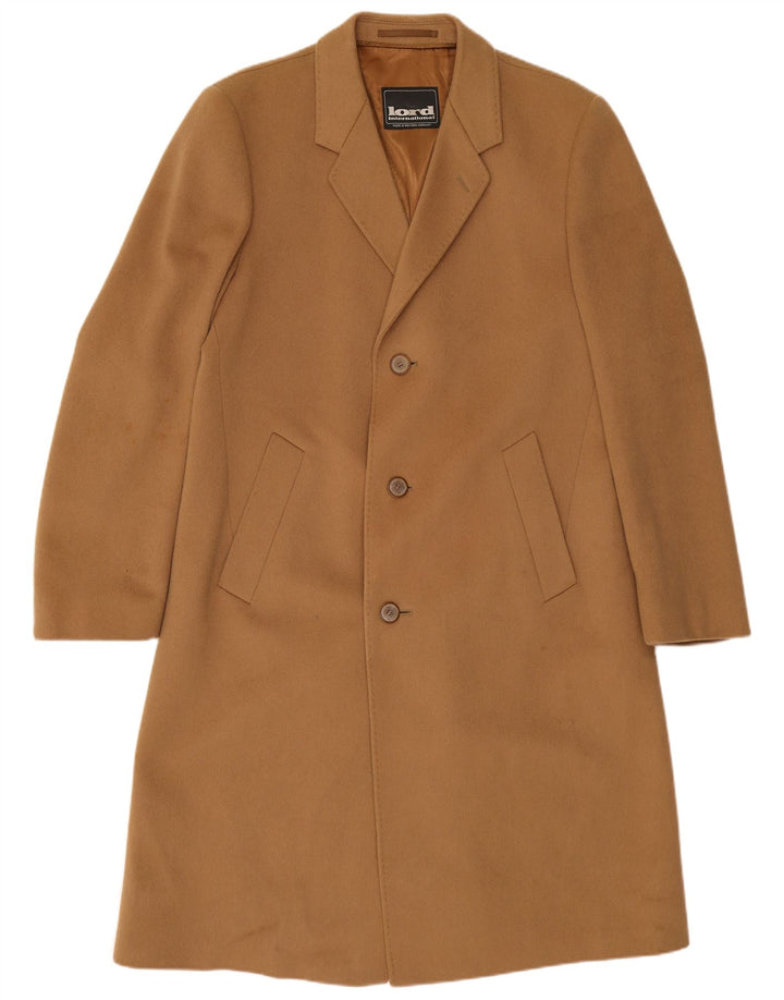 Lord Mens Overcoat IT 52 XL Bege Nova Lã