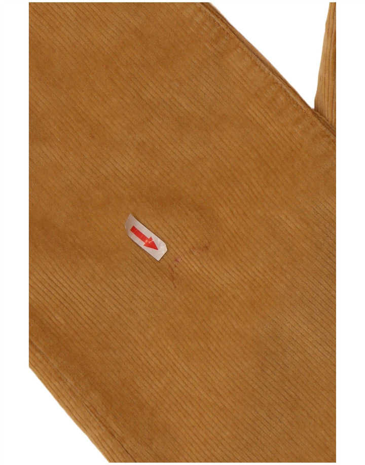 Calça feminina de veludo bootcut Levi's W27 L33 algodão bege