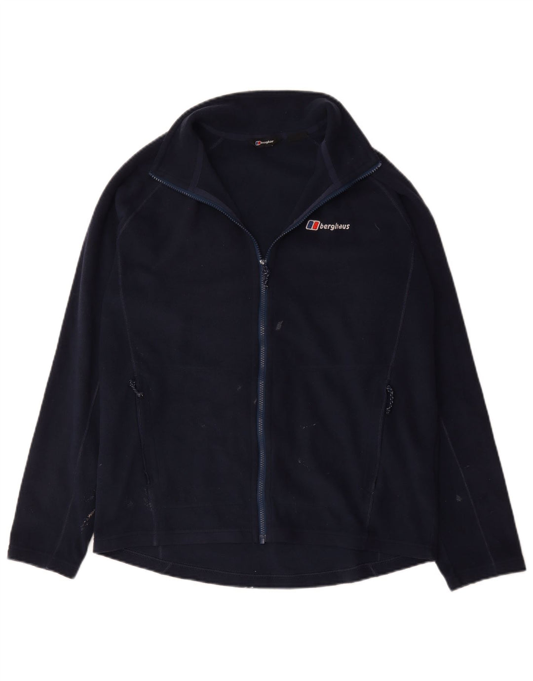Jaqueta de lã masculina Berghaus UK 40 grande poliéster azul marinho
