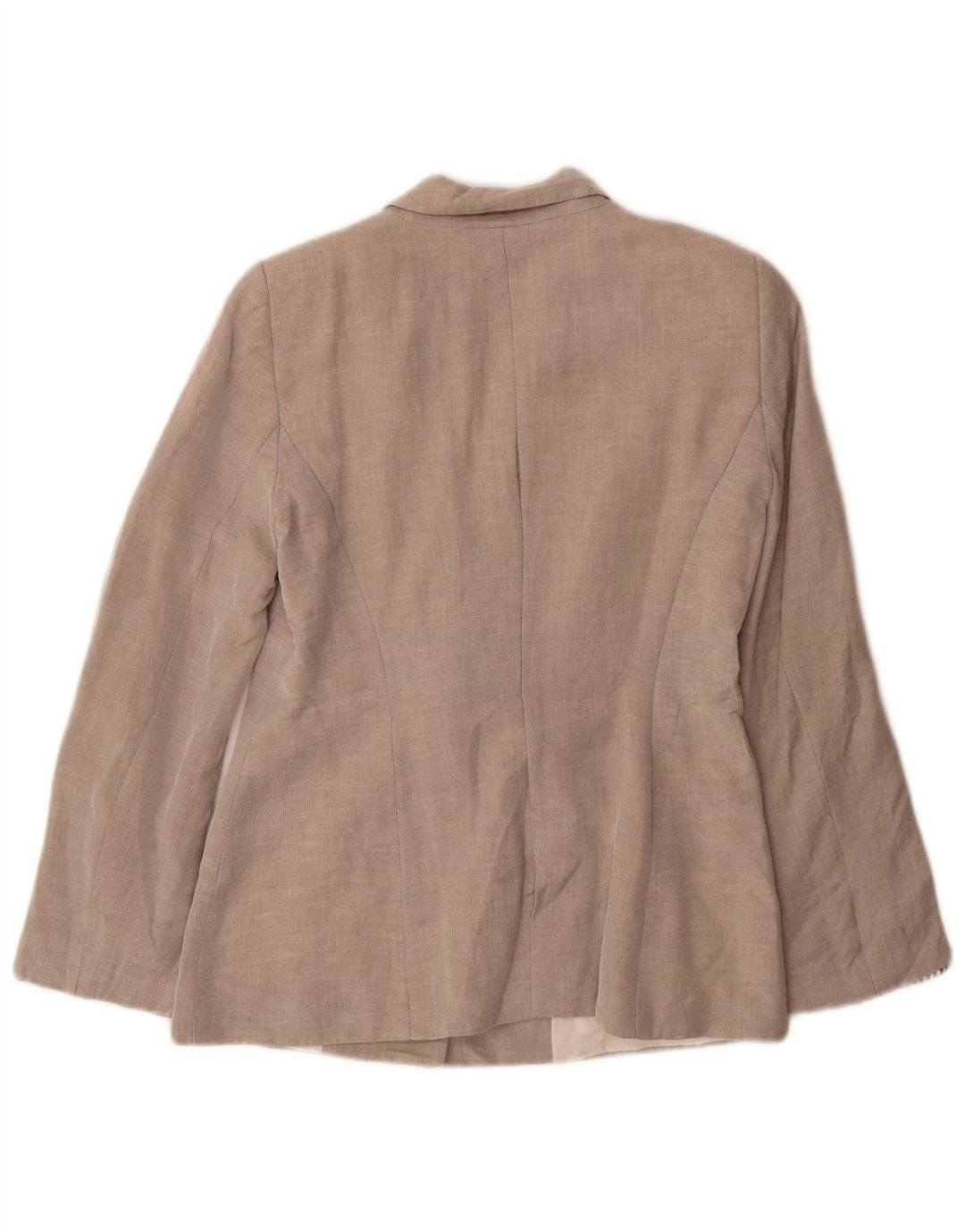 Jaqueta blazer feminina Zara com 1 botão Reino Unido 12 cinza médio