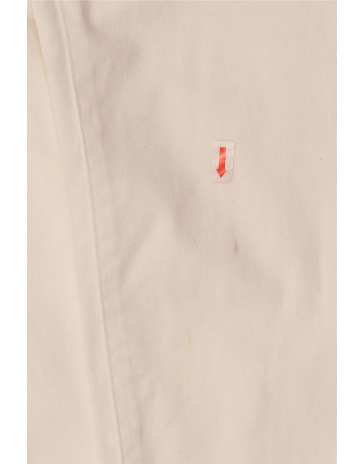 TRUSSARDI Womens Slim Jeans W26 L32 White Cotton Vintage Trussardi and Second-Hand Trussardi from Messina Hembry 