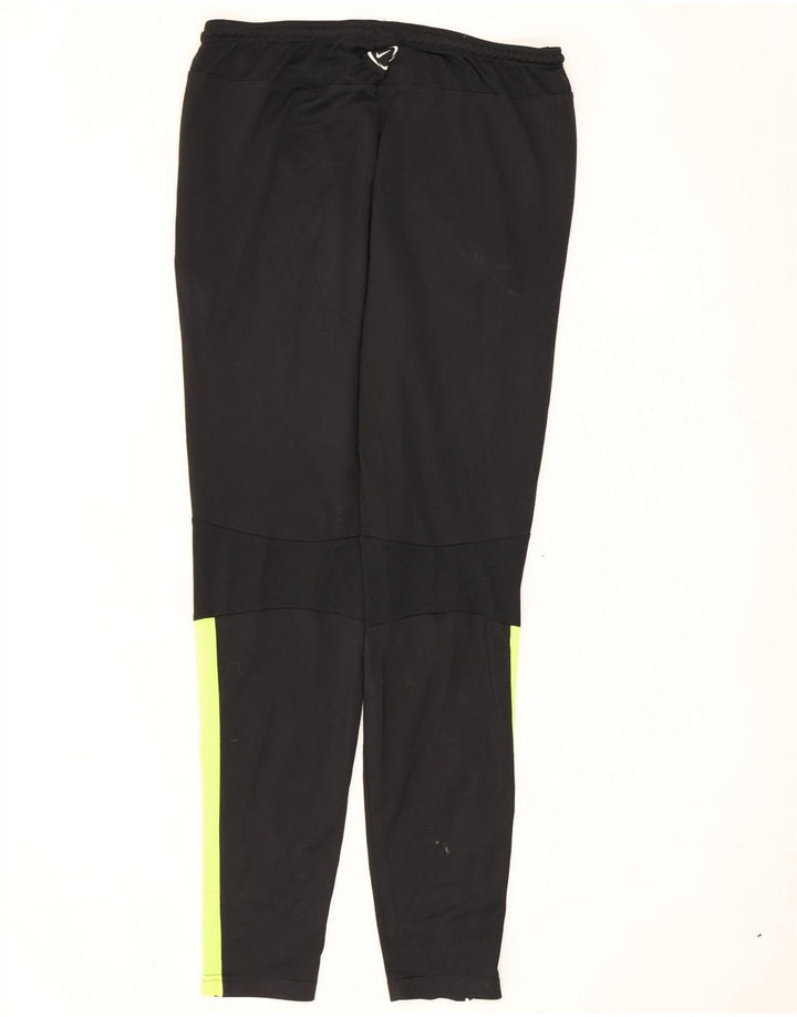 Calça de treino masculina Nike Dri Fit médio preto colorblock