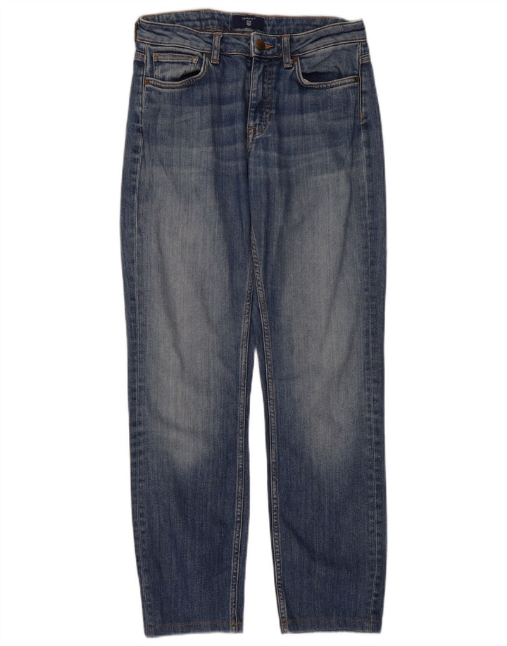 Jeans retos femininos Gant W28 L29 algodão azul