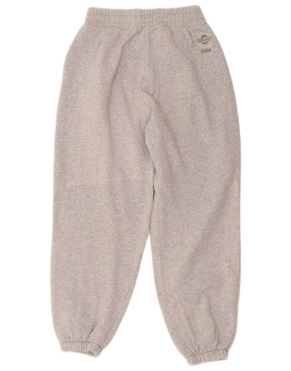 Calça de treino masculina Puma Joggers pequeno algodão cinza