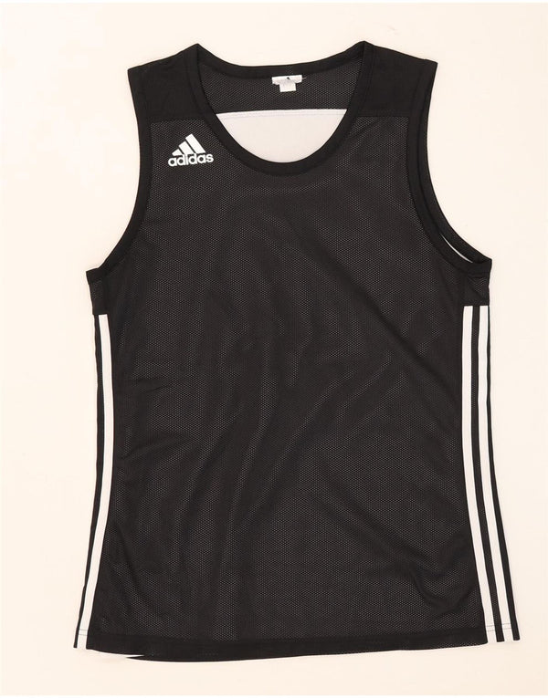 Adidas Mens Colete Top Pequeno Preto
