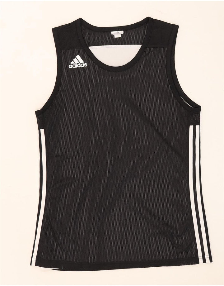Adidas Mens Colete Top Pequeno Preto