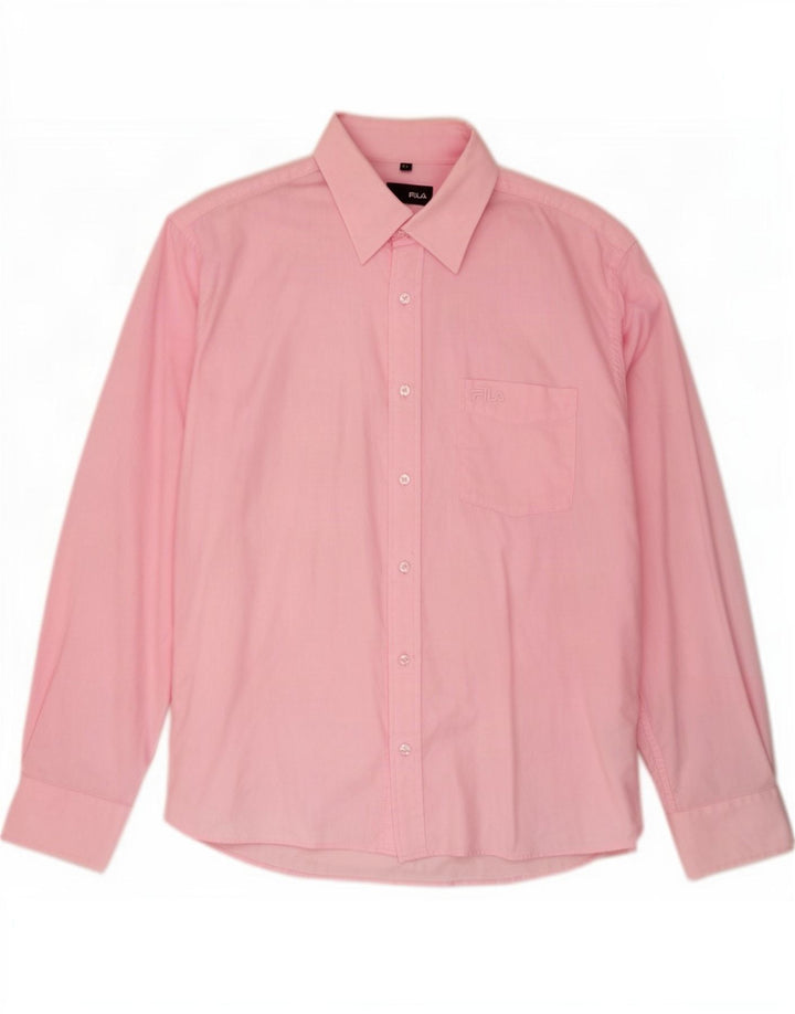 Camisa masculina Fila 2XL algodão rosa