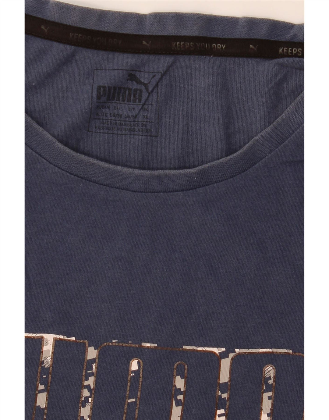 Puma Camiseta Masculina Graphic Top XL Azul Marinho