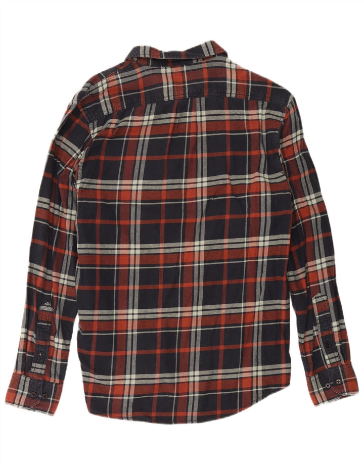 Camisa masculina de flanela Lee Regular Fit XL azul marinho xadrez algodão