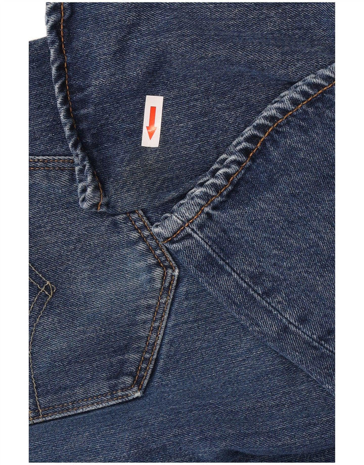 Calça jeans masculina Levi's 501 Regular Fit Straight W36 L30 Azul Algodão