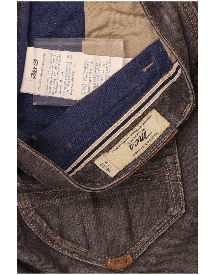 Jeans retos masculinos Marlboro Classics W32 L29 cinza