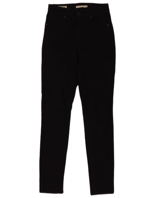 Calça jeans feminina Levi's 721 High Rise Skinny W26 L30 algodão preto