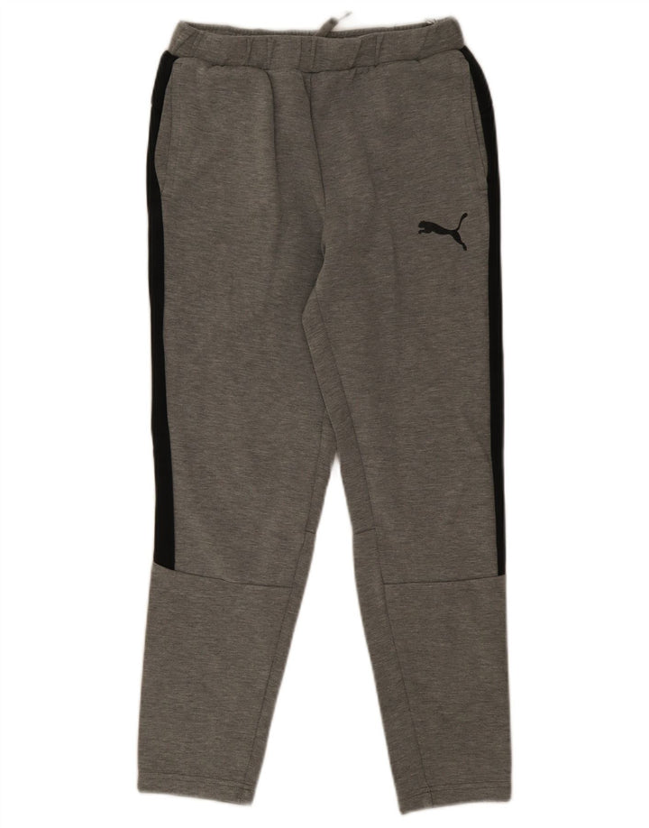 Calça de treino masculina Puma Small Grey Colourblock