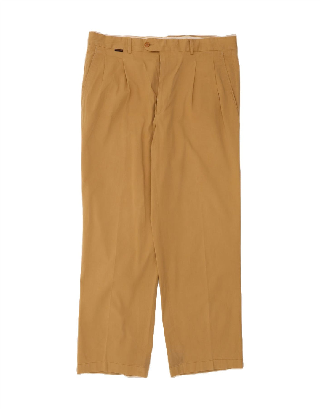 PAUL & SHARK Mens Pegged Suit Trousers W38 L29 Beige Cotton Vintage Paul & Shark and Second-Hand Paul & Shark from Messina Hembry 
