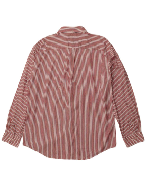 Camisa masculina Tommy Hilfiger 2XL algodão listrado vermelho