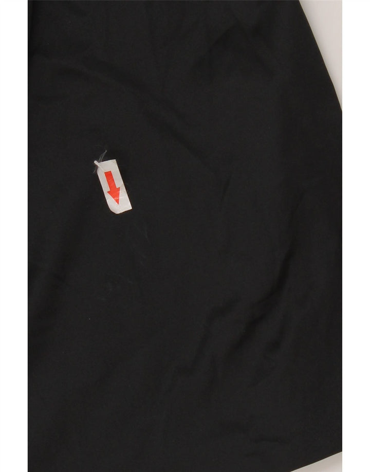 Vestido feminino ZARA curto envoltório deslizante Reino Unido 12 poliéster preto médio