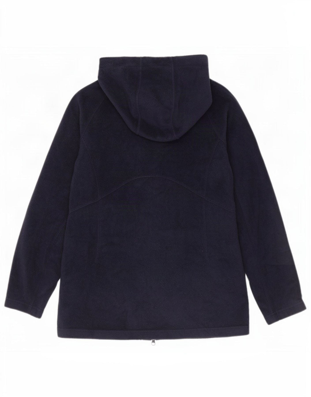Jaqueta de lã com capuz feminina Columbia UK 14 poliéster azul marinho médio