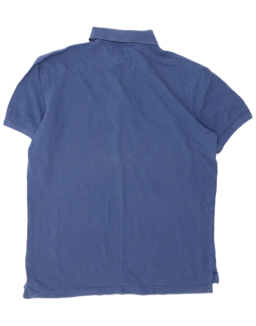Camisa polo masculina Tommy Hilfiger grande algodão azul