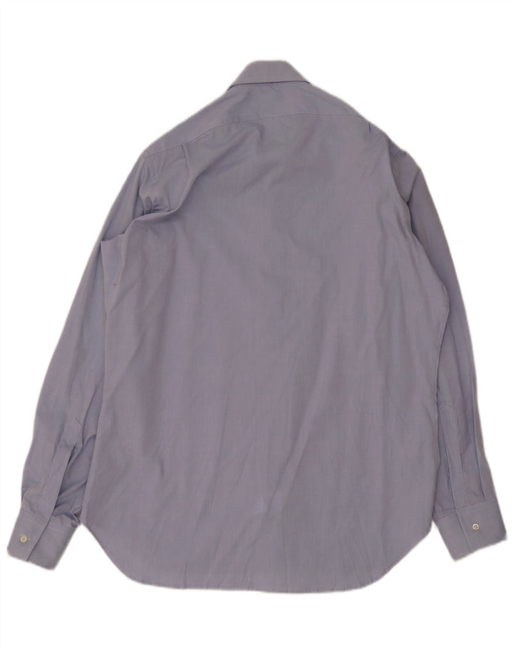 Camisa masculina Dolce & Gabbana tamanho 40 15 3/4 azul médio
