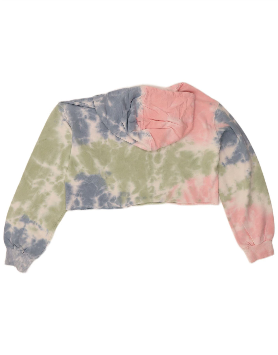 Suéter feminino com capuz e corte grande GUESS UK 8 médio multicolorido