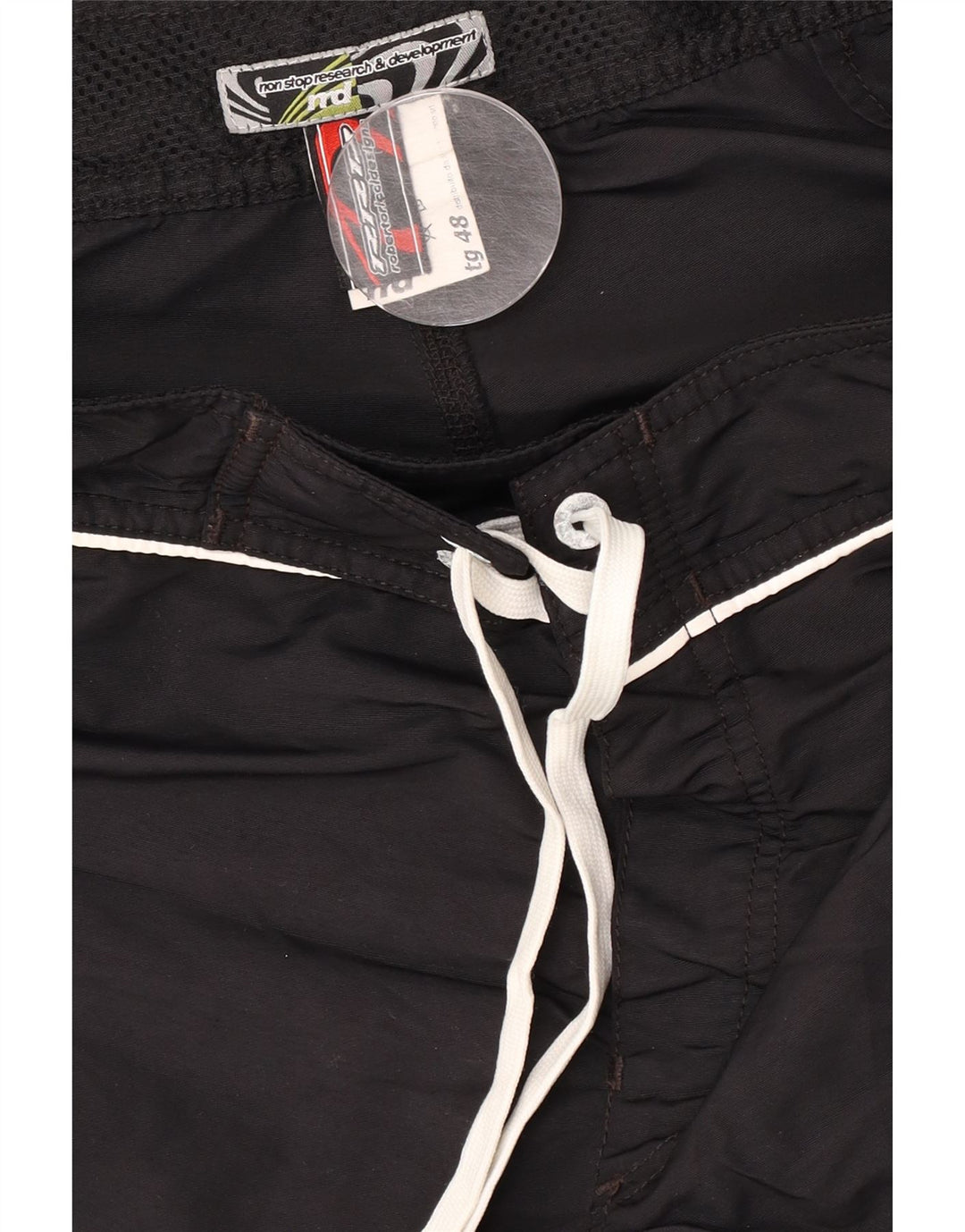 Shorts esportivos gráficos masculinos Reebok IT 48 médio preto geométrico