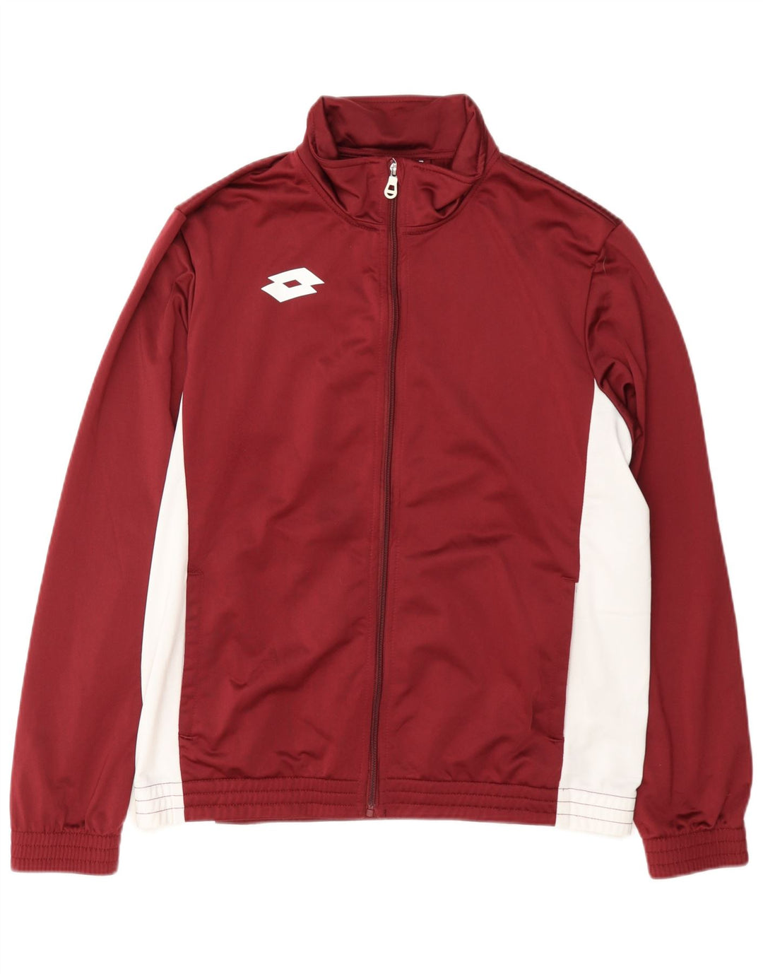 Lotto Mens Treino Top Jaqueta Médio Borgonha Colourblock Poliéster