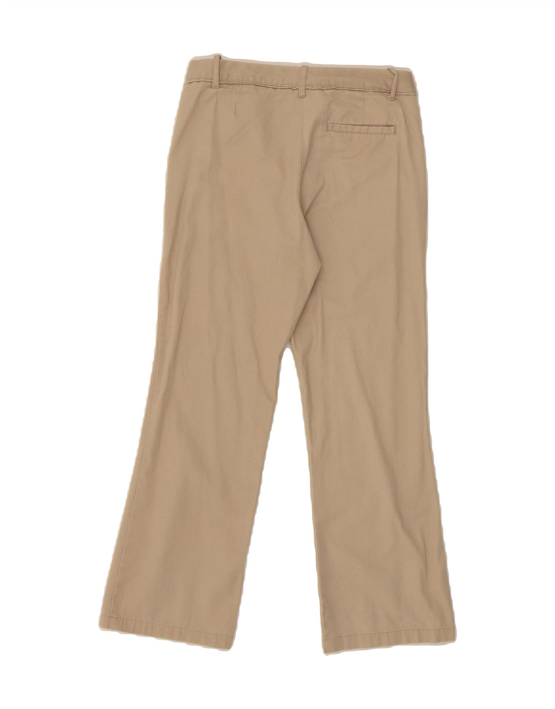 IZOD Womens Bootcut Chino Trousers US 12 Large W30 L26 Beige Cotton Vintage Izod and Second-Hand Izod from Messina Hembry 