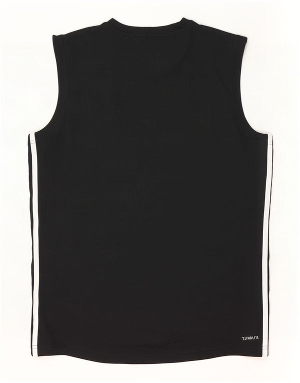 Adidas Mens Climalite Graphic Vest Top Médio Poliéster Preto