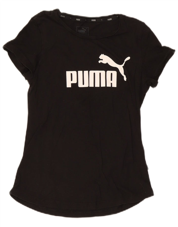 Puma Camiseta Feminina Graphic Top UK 10 Pequena Preta