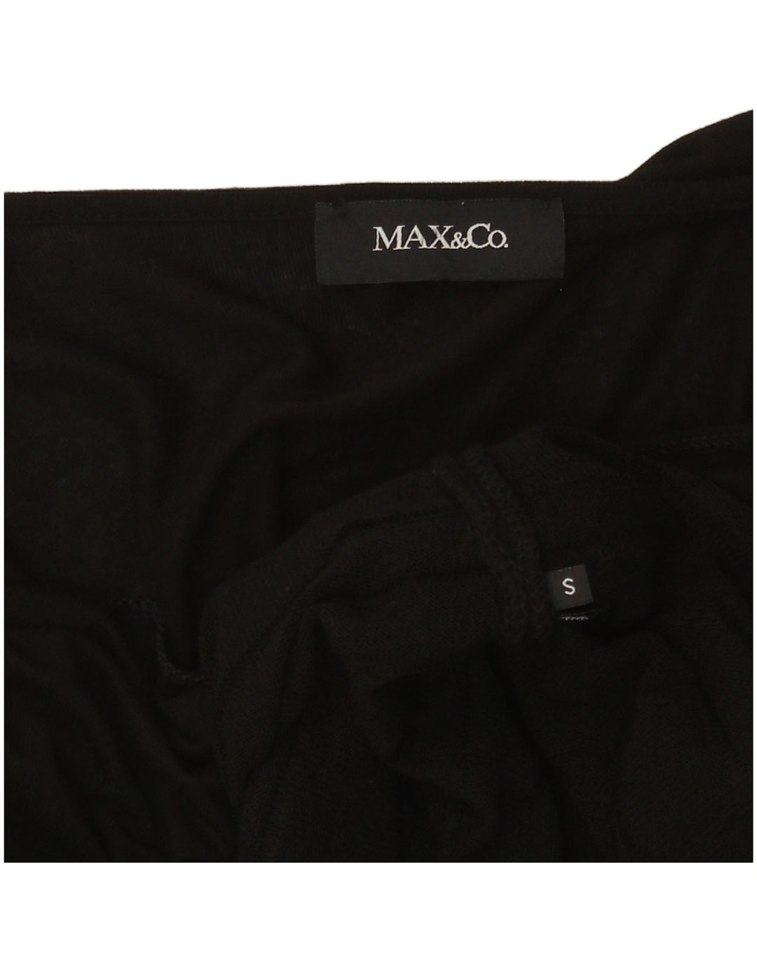 Max & Co. Vestido feminino manga 3/4 Reino Unido 8 pequeno preto